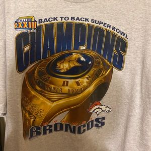 Denver Broncos Back to Back Champions Shirt